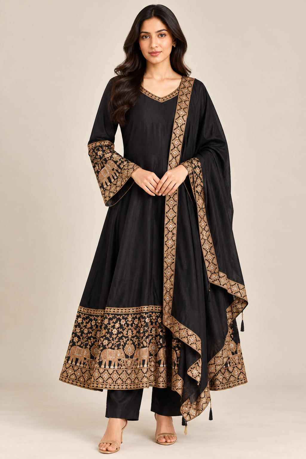 R46292 Black front view