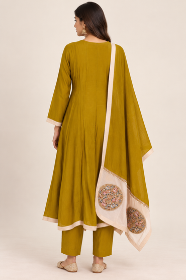 R46430 Golden Mustard Casual Wear back view