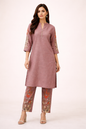 Women's Cotton Kota Kurta Pant Set