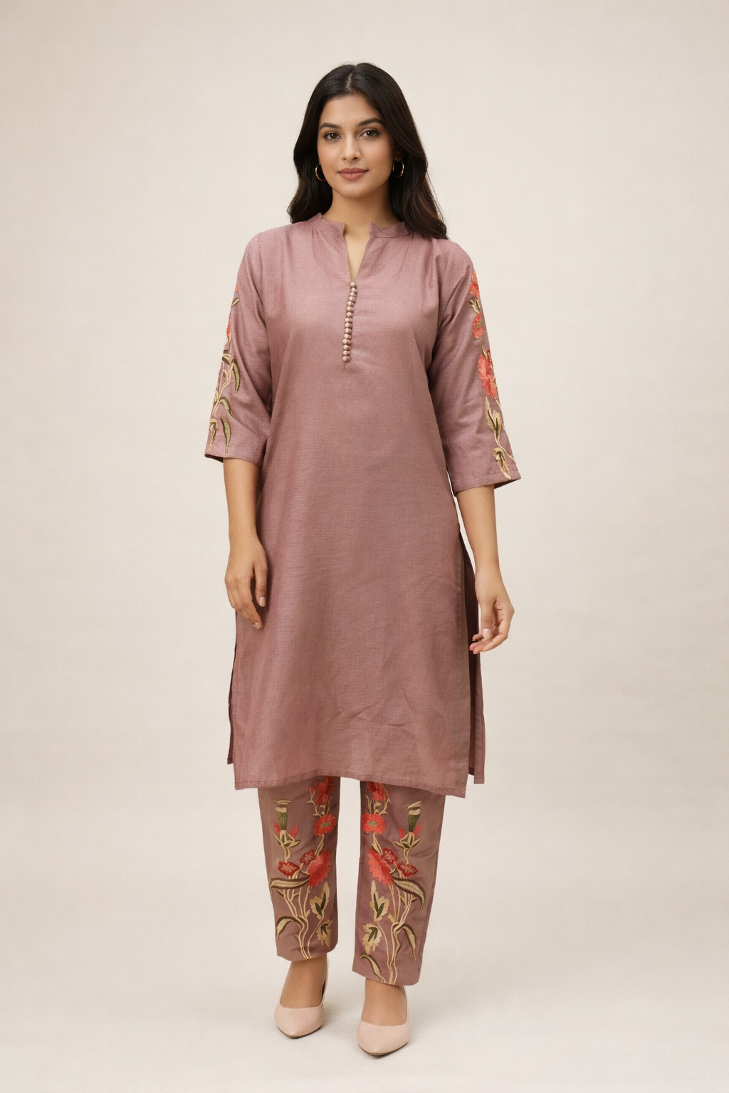 Women's Cotton Kota Kurta Pant Set