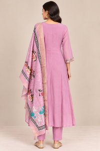 R46924 Dusty Pink kurta back view