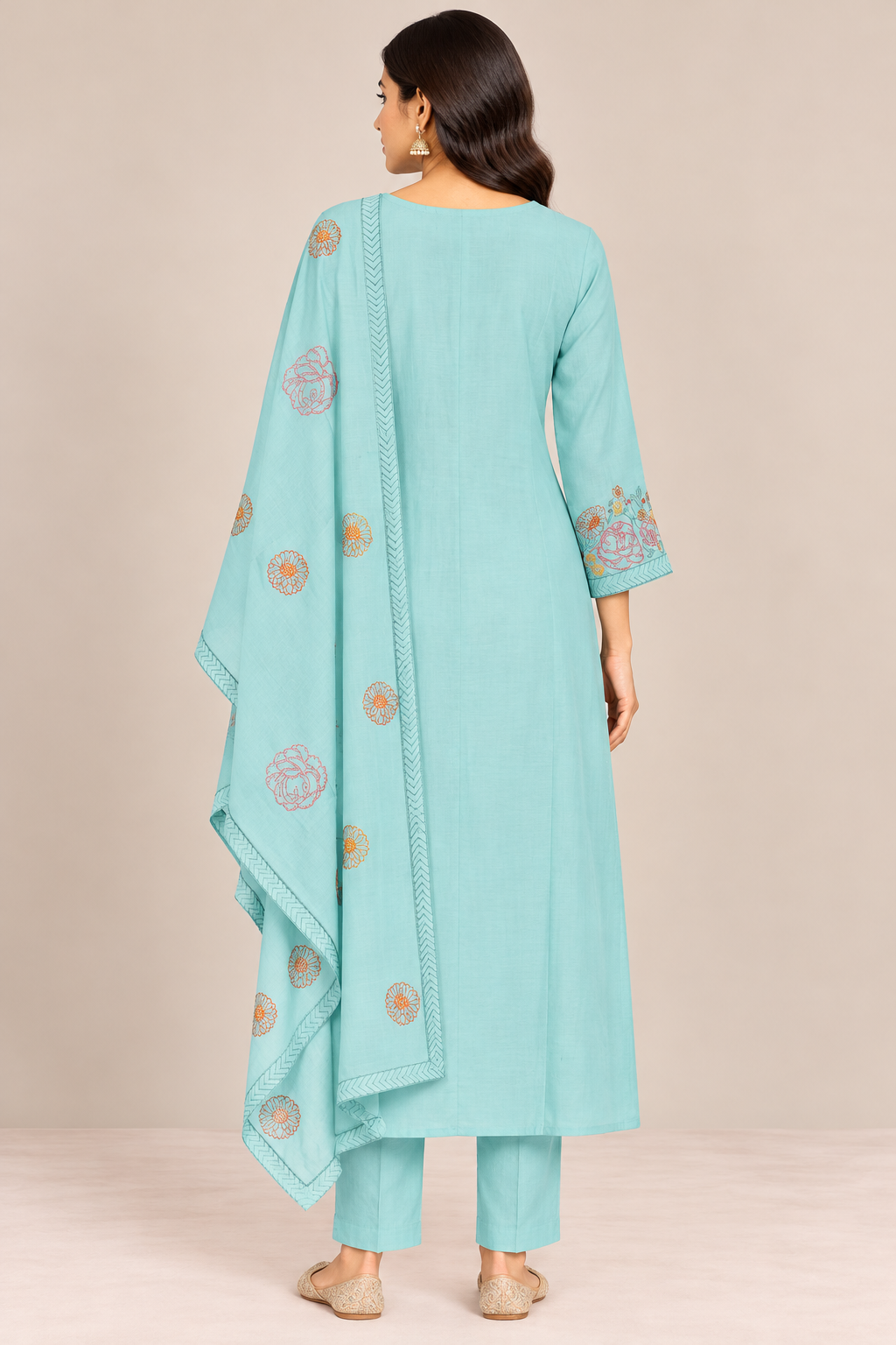 R46940 Mint Green Casual Wear back view