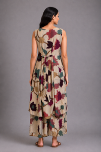 Multicolor Floral Printed Kurta Palazzo Set