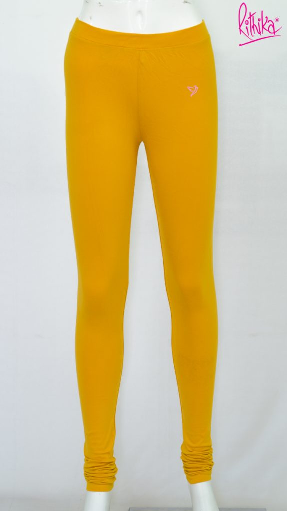 MUSTARD YELLOW ANKLE LENGTH LEGGING Rithika Suites